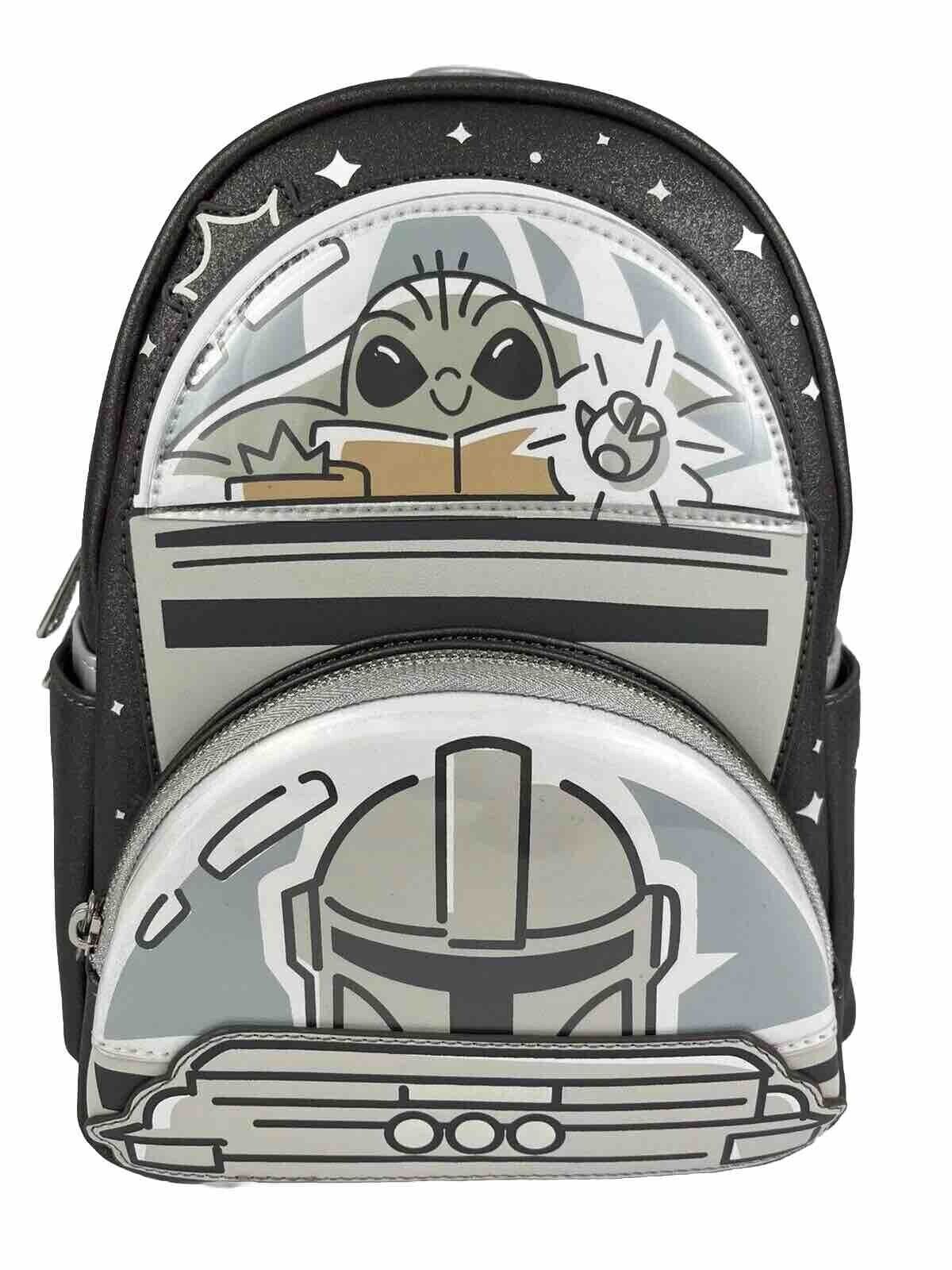 Loungefly star wars mandalorian the child mini backpack sale