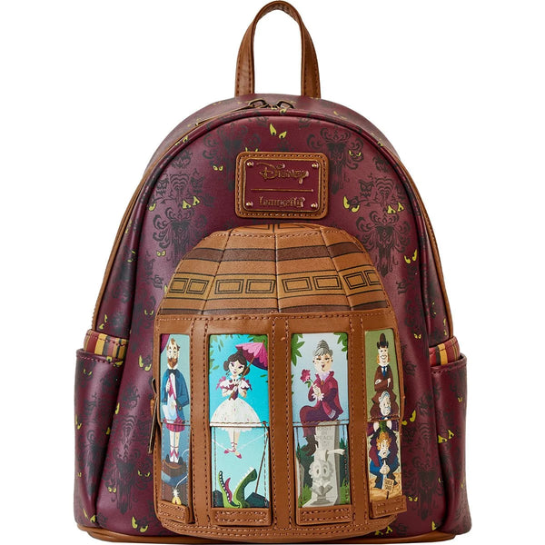 Disney Loungefly Haunted Mansion Moving Portraits Mini Backpack