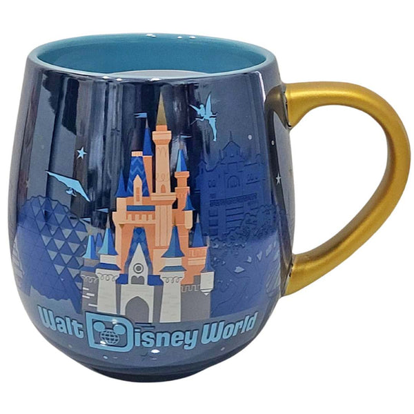 Disney 4 Parks Coffee Mug Walt Disney World Park Icons