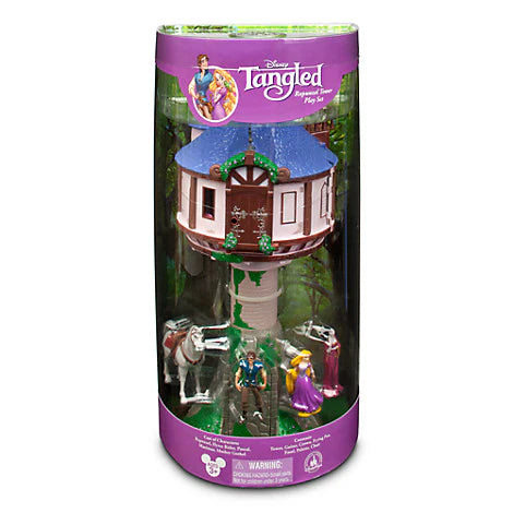 Disney Parks Rapunzel Tower Play Set Tangled Flynn Mother Gothel Maximus