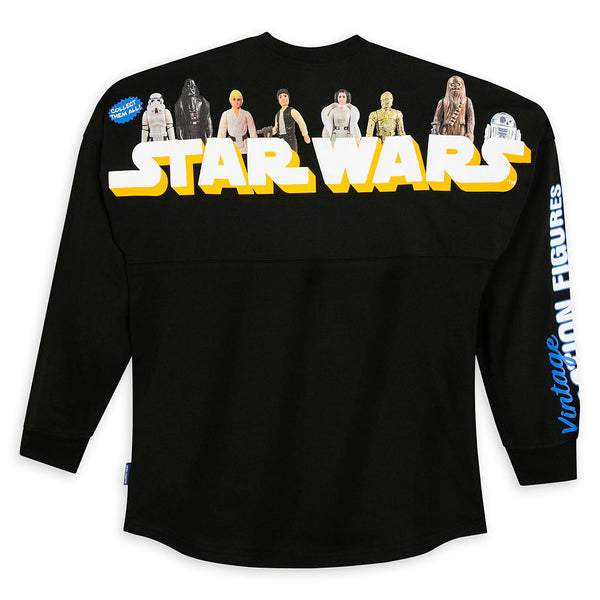 Disney Star Wars Vintage Action Figure Spirit Jersey Shirt for Adults XS-XXL