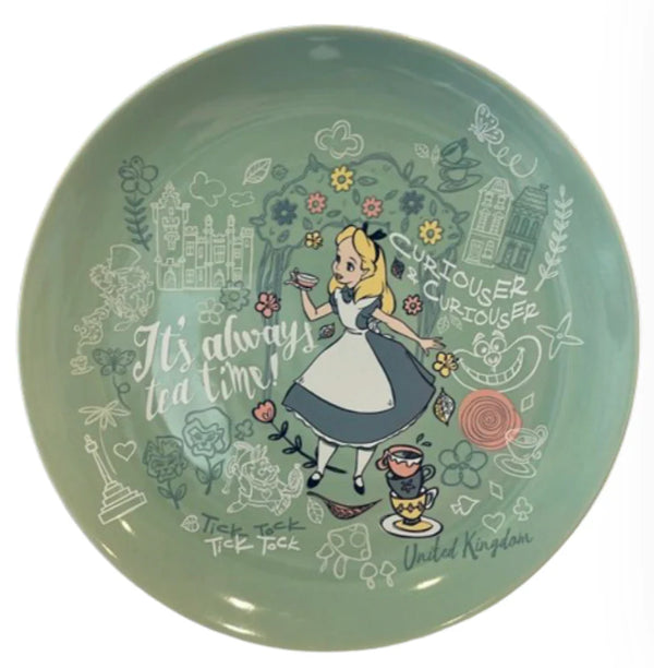 Disney Parks Epcot UK World Showcase Alice in Wonderland Plate