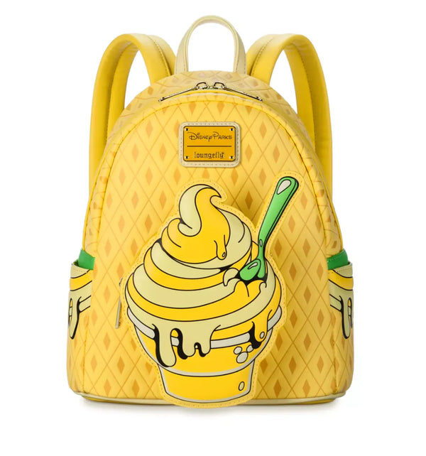 Disney Parks Eats Pineapple Swirl Dole Whip Loungefly Mini Backpack