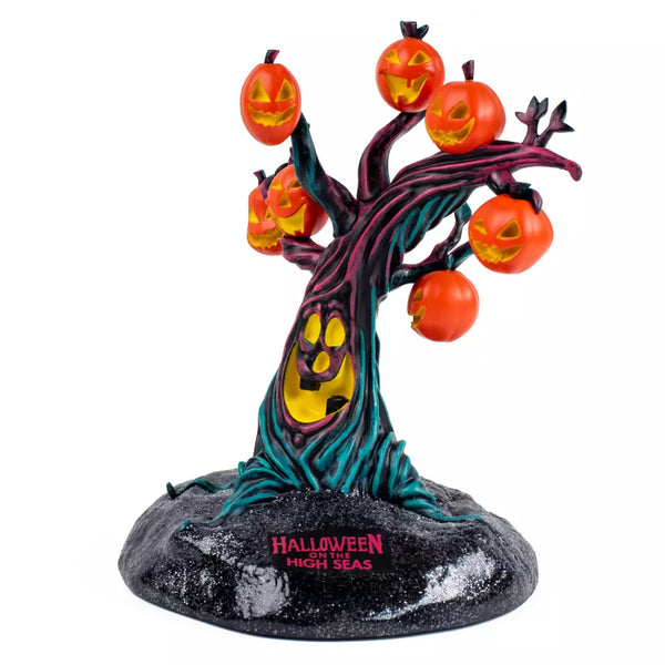 Disney Parks Halloween Tree Decoration DCL Disney Cruise Line Halloween On The High Seas Pumpkin Tree Statue