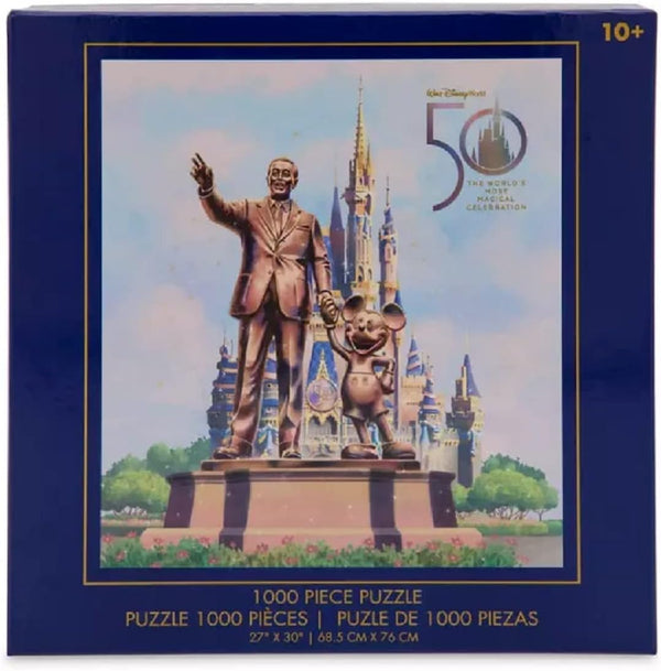 Walt Disney and Mickey Mouse ''Partners'' Puzzle – Walt Disney World 50th Anniversary