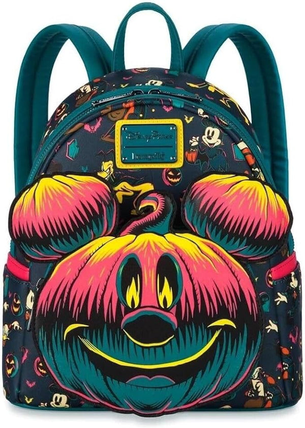 Loungefly Disney Mickey-O-Lantern Womens Double Strap Shoulder Bag