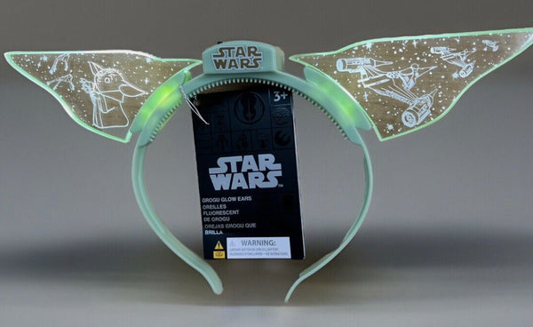 2024 Disney Parks Star Wars The Mandalorian's Grogu Light-Up Headband Ear