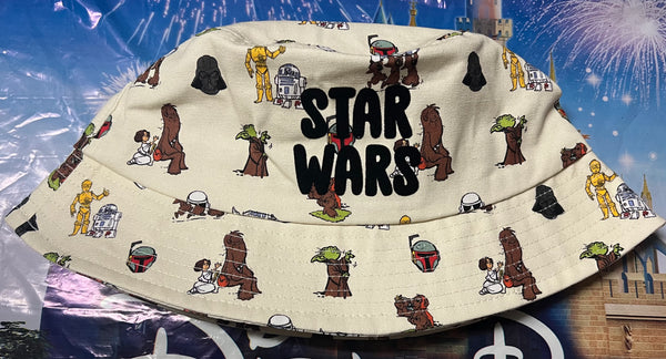 Disney Parks Star Wars Main Characters Sun Bucket Hat