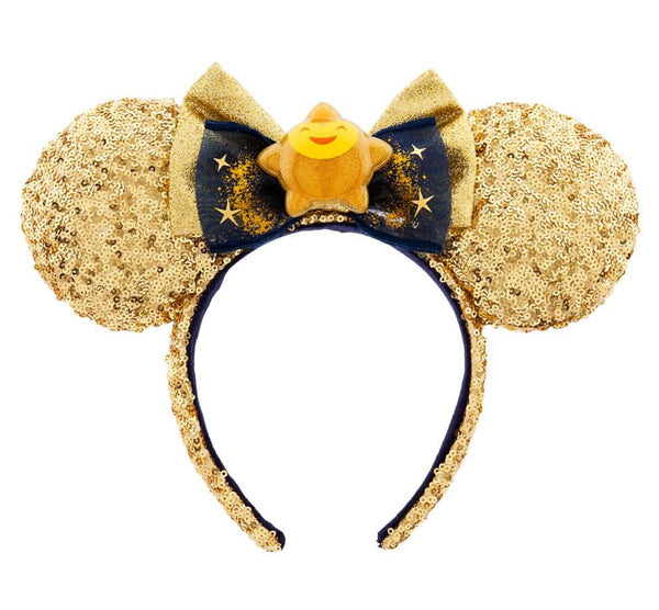 Disney Parks Minnie Ears Headband Wish Star