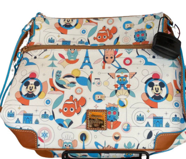 EPCOT Reimagined Crossbody Bag Purse by Disney Dooney & Bourke