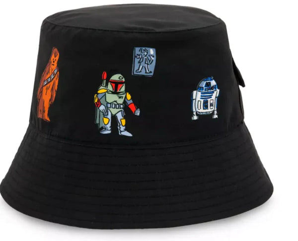 DISNEY PARKS STAR WARS WILL GAY ARTIST SERIES BUCKET HAT FOR ADULTS