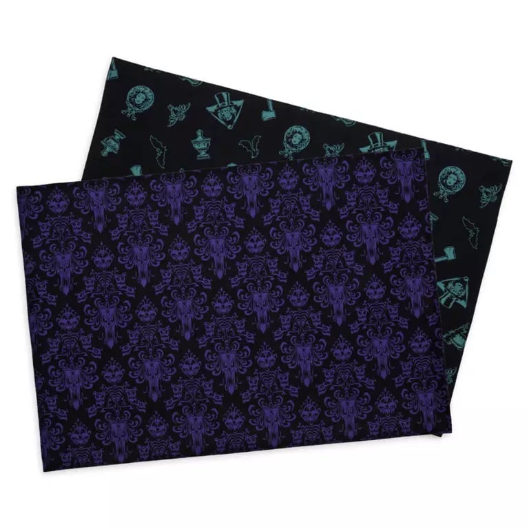 Disney Parks Placemat - The Haunted Mansion Wallpaper Reversible ...