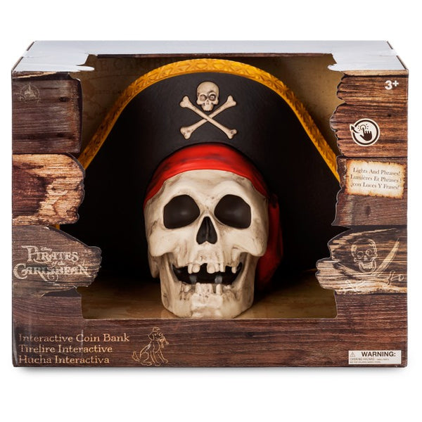 Disney Parks Pirates of the Caribbean Interactive Coin Bank