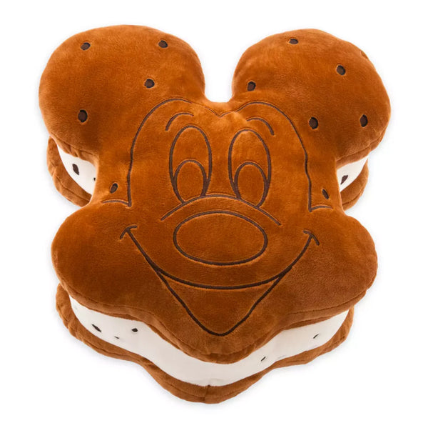 Disney Parks Pillow Mickey Mouse Ice Cream Sandwich