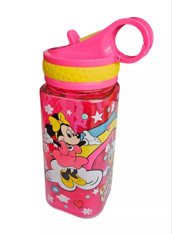 Disney Parks Minnie Mouse & Daisy Duck Child Sipper Water Bottle with Straw & Clip