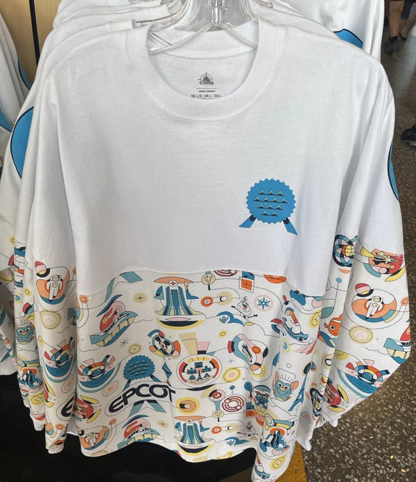 Disney Parks Epcot Reimagined Spaceship Figment Spirit Jersey