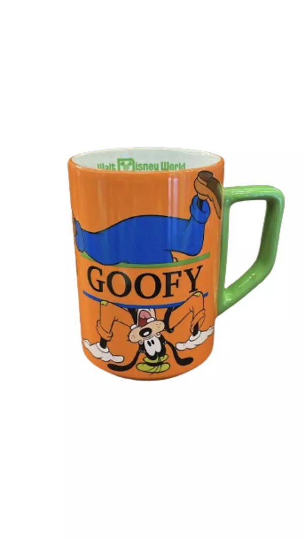 Disney Parks Walt Disney World Goofy Orange Ceramic Coffee Mug