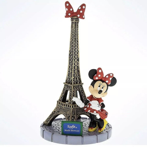 Disney Parks Epcot Minnie Mouse Eiffel Tower Paris Figure Figurine Statue