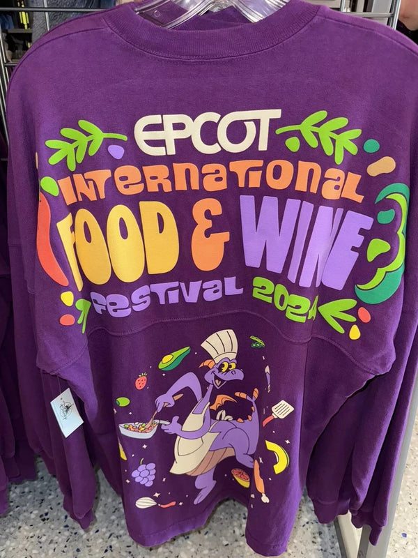 Disney Parks Epcot Food & Wine Festival 2024 Chef Figment Spirit Jersey