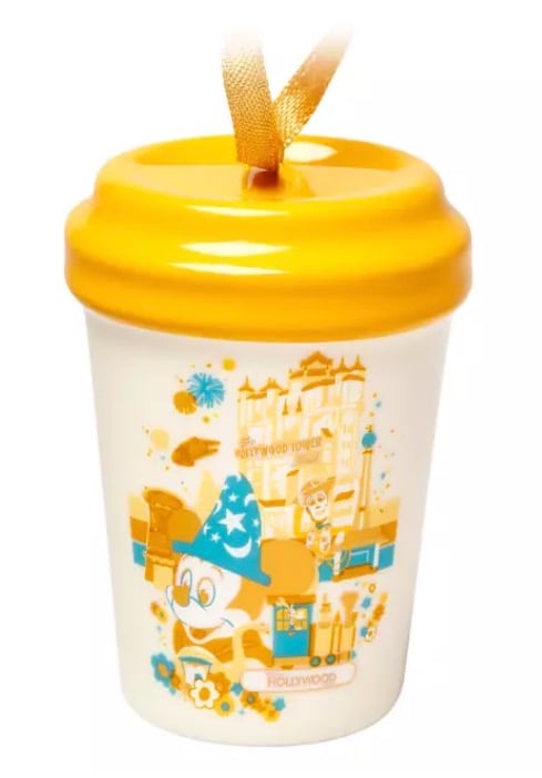 Disney Parks Starbucks Tumbler Cup Christmas Ornament - Retro Hollywood Studios